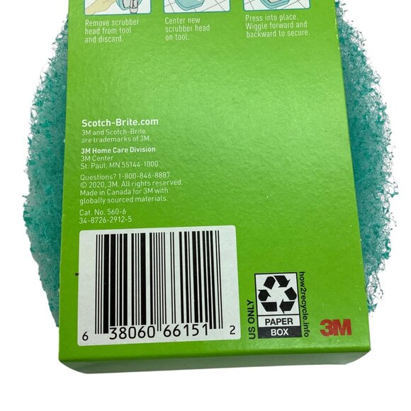 Scotch-Brite Non-Scratch Tub & Tile Scrubber Refill Quantity of 4 - Picture 6 of 6
